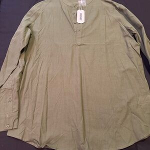 Stylish Olive Men's Casual Shirt
